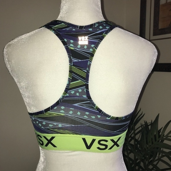 Victoria’s Secret VSX Neon Trim Sports Bra S - Picture 3 of 6